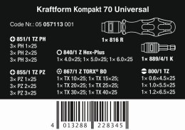 ZESTAW KRAFTFORM KOMPAKT 70 UNIVERSAL, 32 CZĘŚĆ