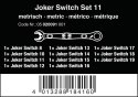 ZESTAW KLUCZY PŁASKO-OCZKOWYCH 6001 JOKER SWITCH 11SZT.