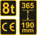 PODNOŚNIK HYDRAULICZNY SŁUPKOWY 8T