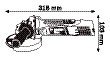 SZLIFIERKA KĄTOWA 125MM GWS 7-125 720W RSP