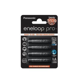 4 x Panasonic Eneloop PRO R6/AA 2550mAh BK-3HCDE/4BE (blister)